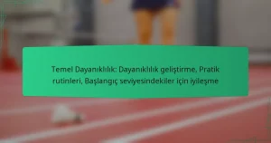 Temel Dayanıklılık: Dayanıklılık geliştirme, Pratik rutinleri, Başlangıç seviyesindekiler için iyileşme